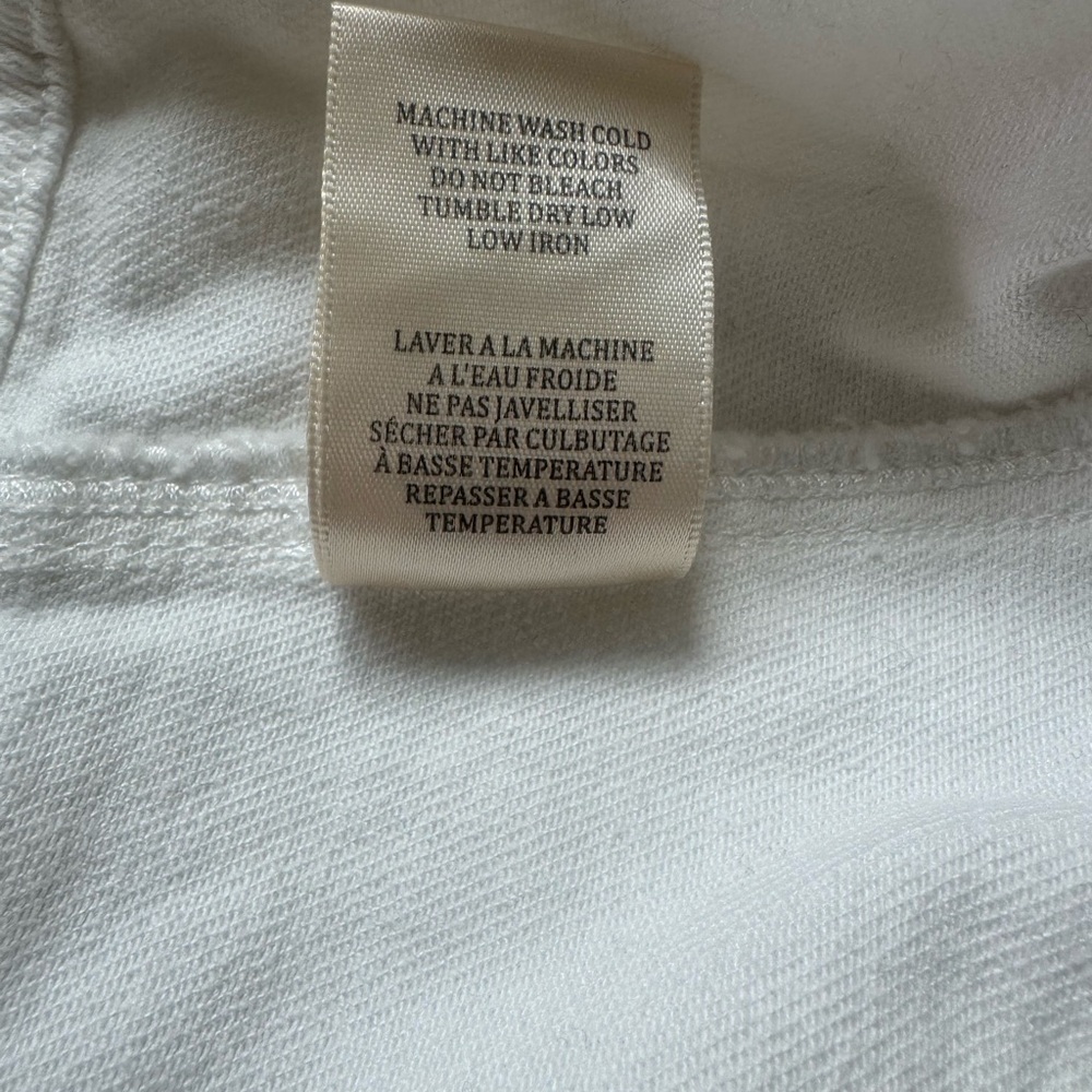 NWT-Blank NYC White Denim Jacket with eyelet trim - Picture 10 of 10